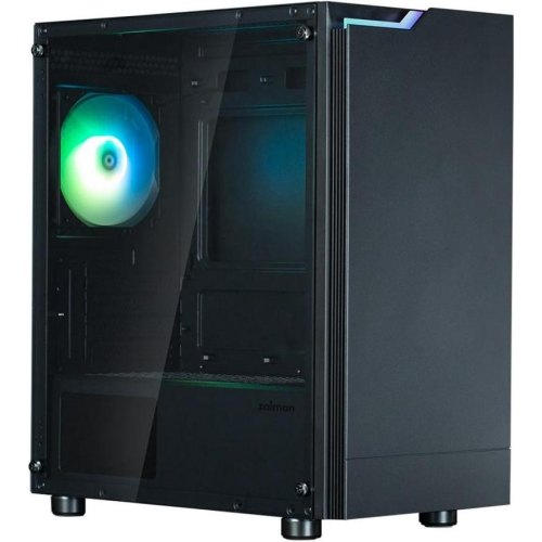 Корпус Zalman T4 Plus, Mini-Tower, без блоку живлення, Black