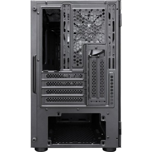 Корпус 1stPlayer D3-BK-3F7-14, Midi-Tower, без блоку живлення, Black