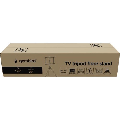 Кронштейн для телевізора Gembird TVS-75ST-01, VESA 600х400