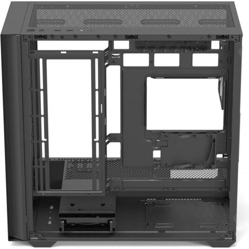 Корпус AeroCool D302A-G-BK-v1, Mini-Tower, без блоку живлення, Black (ACCS-DS04043.11)