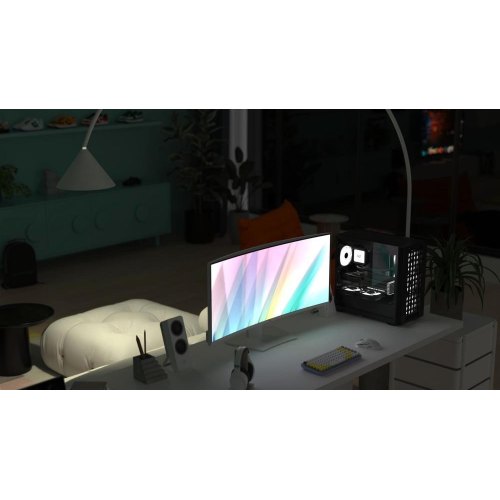 Корпус AeroCool D302A-G-BK-v1, Mini-Tower, без блоку живлення, Black (ACCS-DS04043.11)