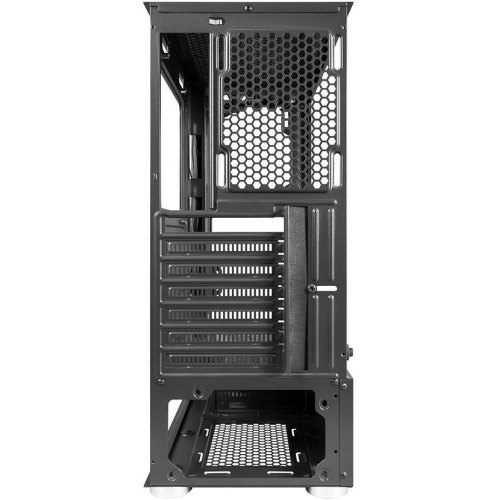 Корпус 1stPlayer F3-A-BK-4F1, Midi-Tower, без блоку живлення, Black