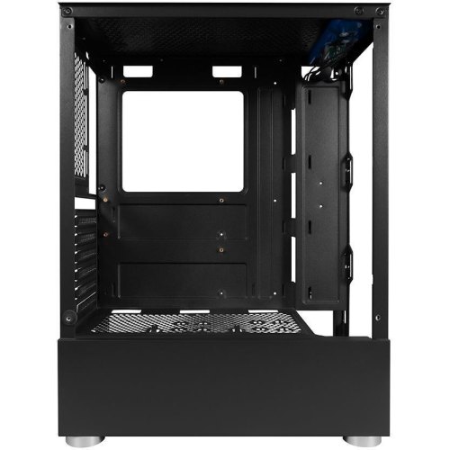 Корпус 1stPlayer F3-A-BK-4F1, Midi-Tower, без блоку живлення, Black