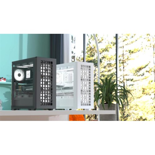 Корпус AeroCool D502A-G-WT-v1, Midi-Tower, без блоку живлення, White (ACCM-DS02043.21)
