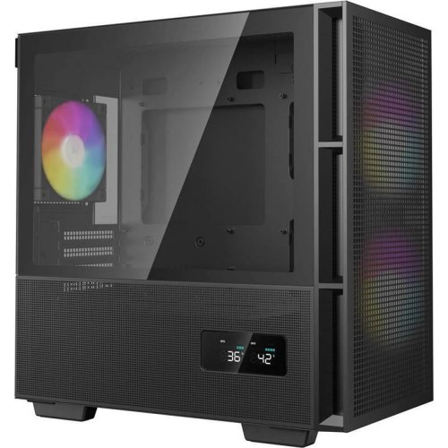 Корпус DeepCool CH360 Digital, Mini-Tower, без блоку живлення, Black (R-CH360-BKAPE3D-G-1)