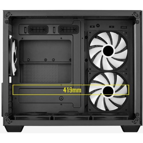 Корпус AeroCool Dryft Mini-G-BK-v2, Mini-Tower, без блоку живлення, Black (ACCS-ES02163.11)