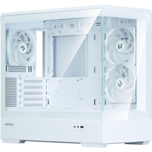 Корпус Zalman P30 V2, Mini-Tower, без блоку живлення, White
