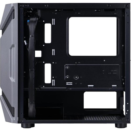 Корпус 1stPlayer D3-A, Mini-Tower, без блоку живлення, Black