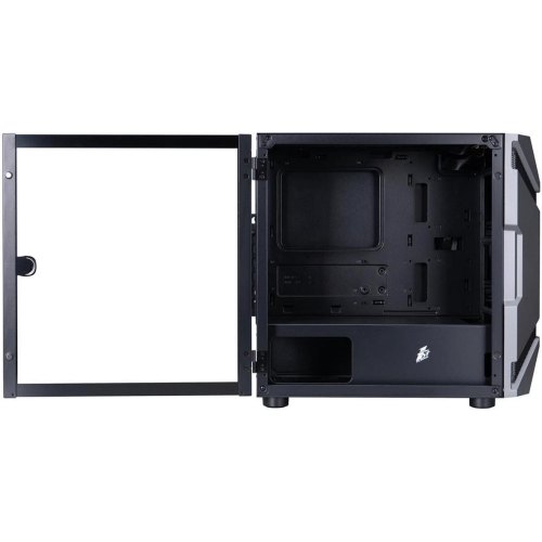 Корпус 1stPlayer D3-A, Mini-Tower, без блоку живлення, Black