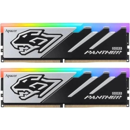 Модуль пам'яті Apacer Panther RGB, 32GB (2x16GB) DDR5, 6000MHz (AH5U32G60C6229BAA-2)