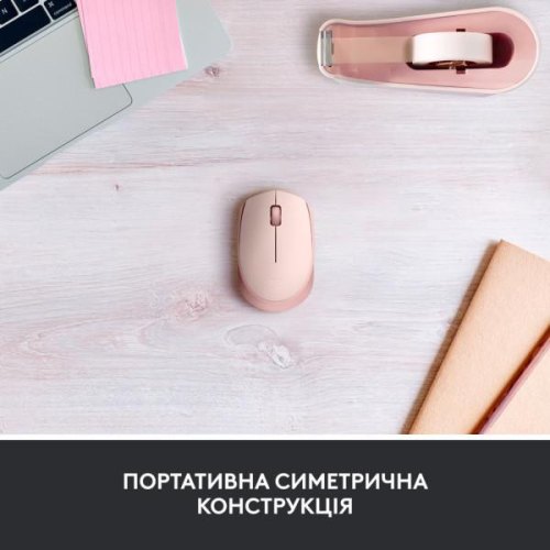 Миша бездротова Logitech M171, Rose (910-006865)