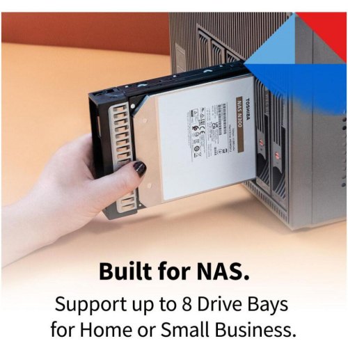Жорсткий диск Toshiba N300 NAS, 8TB, SATA, 7200rpm, 512MB (MN10ADA800S)