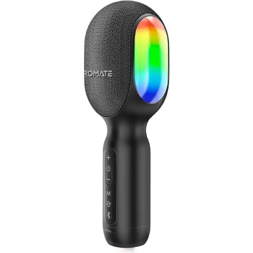 Мікрофон для караоке Promate VocalMic Bluetooth LED, Black