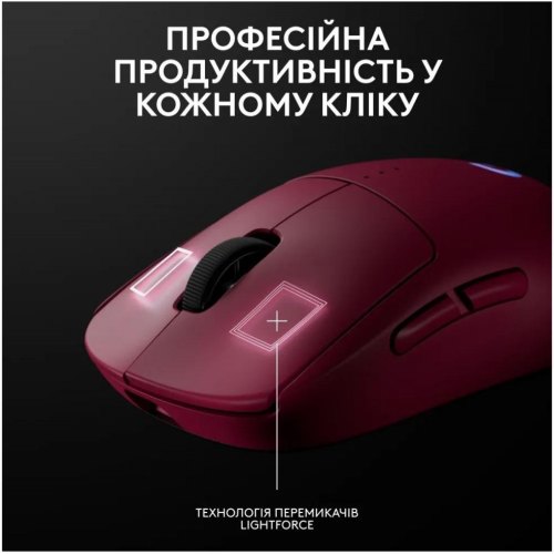 Миша бездротова, ігрова Logitech G Pro 2 Lightspeed, Pink (910-007309)
