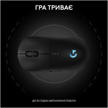 Миша бездротова, ігрова Logitech G Pro 2 Lightspeed, Black (910-007295)