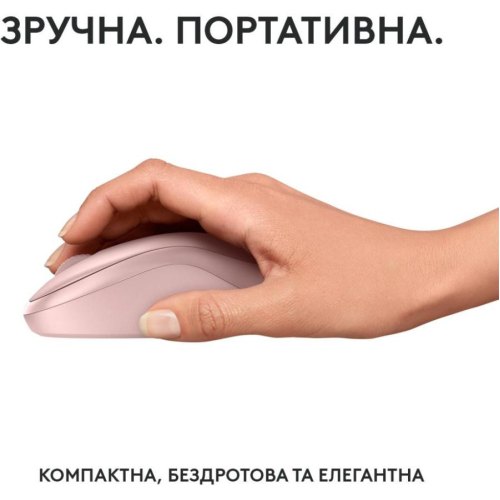 Миша бездротова Logitech M240 Silent, Rose (910-007121)