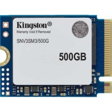 Накопичувач SSD Kingston NV3, 500GB, M.2 2230, PCIe Gen4.0 x4 NVMe, 3D NAND (SNV3SM3/500G)