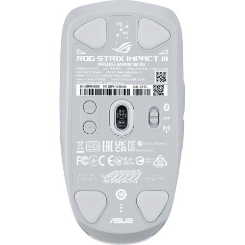 Миша бездротова Asus ROG Strix Impact III, White (90MP03D0-BMUA10)