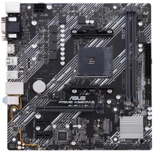 Материнська плата Asus Prime A520M-E/CSM, Socket AM4