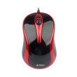 Миша дротова A4Tech N-350-2, V-Track, Red/Black