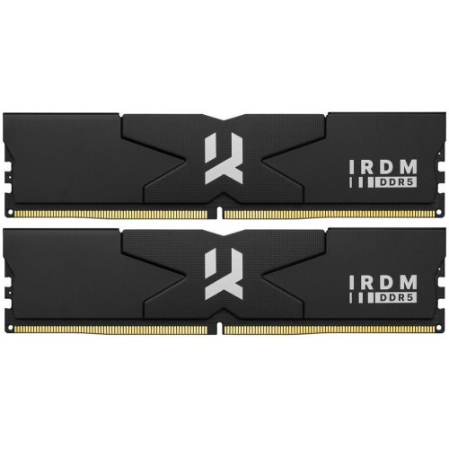 Модуль пам'яті Goodram IRDM, 32GB (2x16GB) DDR5, 6000MHz, Black (IR-6000D564L36S/32GDC)