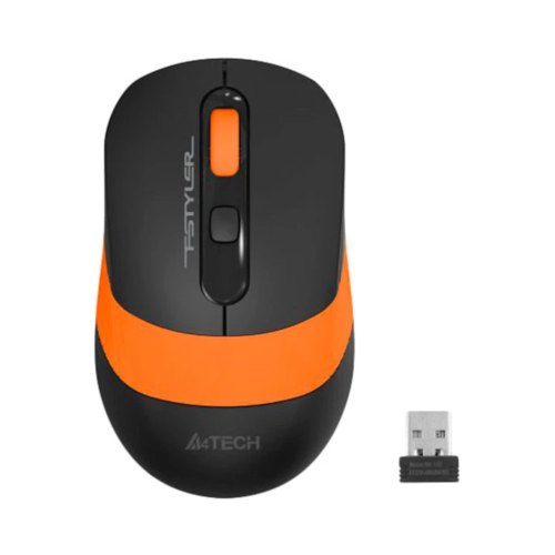 Миша бездротова A4Tech FG10S, USB, Orange/Black