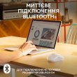 Миша бездротова Logitech M240 Silent, Off White (910-007120)