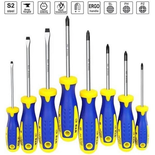 Набір викруток S&R SL-PH-PZ S2, 8шт (250681108)