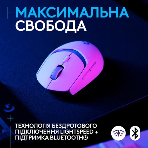 Миша бездротова Logitech G309, White (910-007207)