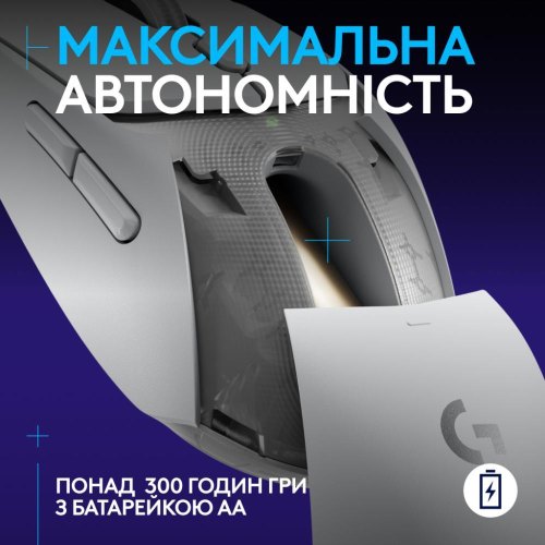 Миша бездротова Logitech G309, White (910-007207)