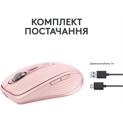 Миша бездротова Logitech MX Anywhere 3S, Rose (910-006931)