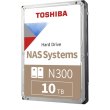 Жорсткий диск Toshiba N300 NAS, 10TB, SATA, 7200rpm, 512MB (MN10ADA10TS)