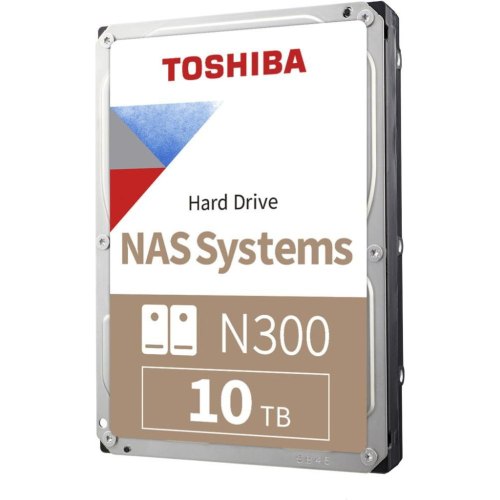 Жорсткий диск Toshiba N300 NAS, 10TB, SATA, 7200rpm, 512MB (MN10ADA10TS)