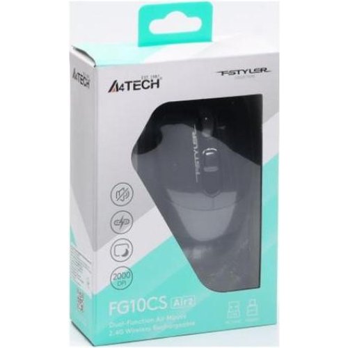 Миша бездротова A4Tech Fstyler FG10CS Air2, Stone Grey
