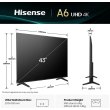 Телевізор HISENSE 43A6Q