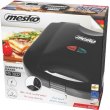 Сендвічниця Mesko MS 3032, 850Вт, незмінні пластини, вертикальне зберігання, чорна