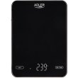 Ваги кухонні, електронні Adler AD 3177B, 10кг, USB Type-C, автовимкнення, скло, чорні