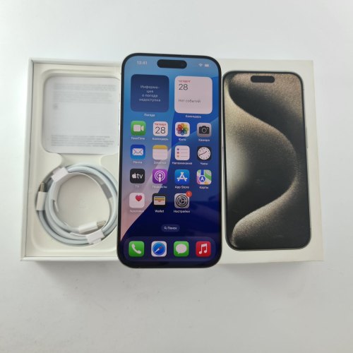 Смартфон Apple iPhone 15 Pro 256 GB Natural Titanium USED **