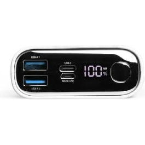 Зовнішній акумулятор Powerbank VIDEX VPB-320-W, 20000mAh, 22.5W, White