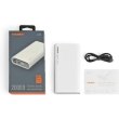 Зовнішній акумулятор Powerbank VIDEX VPB-320-W, 20000mAh, 22.5W, White