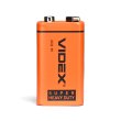 Батарейка VIDEX, сольова, 6F22/9V (Крона), 1шт