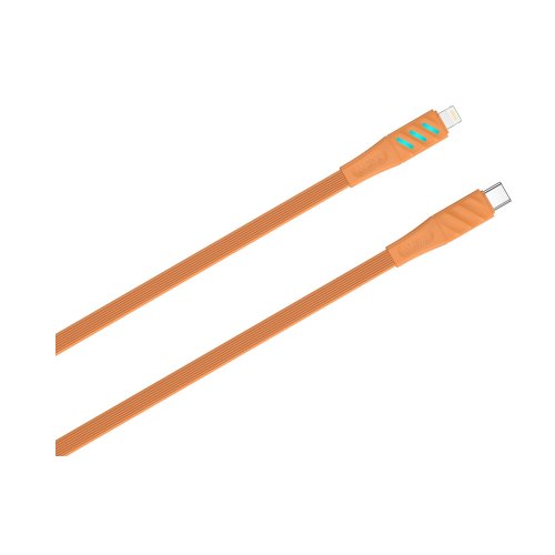 Кабель Havit HV-CB6255, USB Type-C to Lightning, PD30W, LED індикатор, 1м, Orange