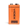 Батарейка VIDEX, сольова, 6F22/9V (Крона), 1шт