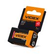 Батарейка VIDEX, сольова, 6F22/9V (Крона), 1шт