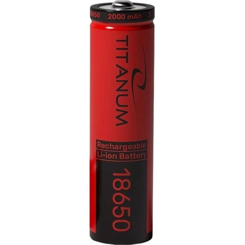 Акумулятор TITANUM, Li-ion, 18650, без захисту, 2000mAh, bulk, 1шт