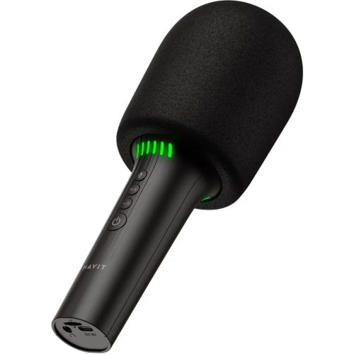 Мікрофон караоке портативний Havit HV-SK851BT, 5W, Black