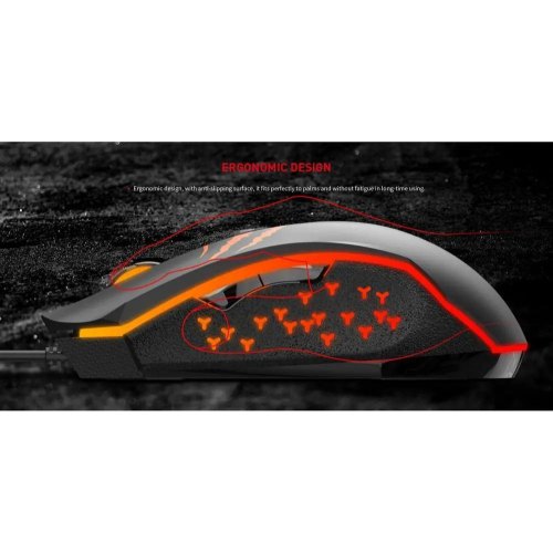 Миша дротова, ігрова Havit HV-MS1027, USB, Black