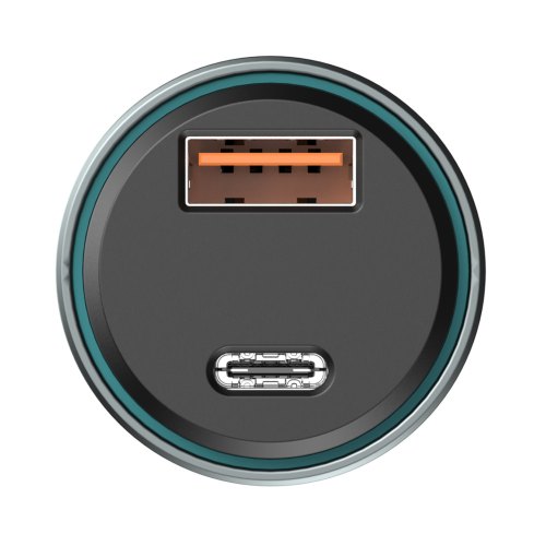 Автомобільний зарядний пристрій Havit HV-CC2017, USB Type-A/USB Type-C, 48W