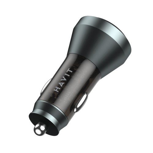 Автомобільний зарядний пристрій Havit HV-CC2017, USB Type-A/USB Type-C, 48W