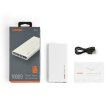 Зовнішній акумулятор Powerbank VIDEX VPB-310-W, 10000mAh, 22.5W, White